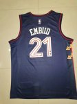 Maillot de Basket #21 Embiid Philadelphia 76ers 23-24 city Brodé